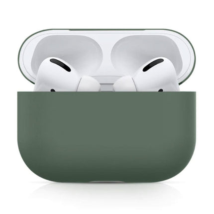 Flexibel Hoesje voor AirPods Pro - Silicone Skin AirPod Case Cover Soepel - Kaki