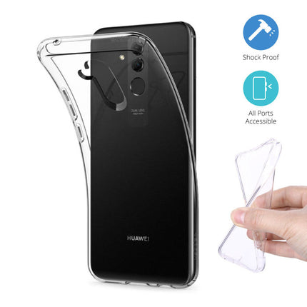 Huawei Mate 20 Lite Transparant Clear Case Cover Silicone TPU Hoesje 