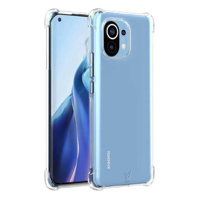 Xiaomi Mi 11 Lite Transparant Bumper Hoesje - Clear Case Cover Silicone TPU Anti-Shock