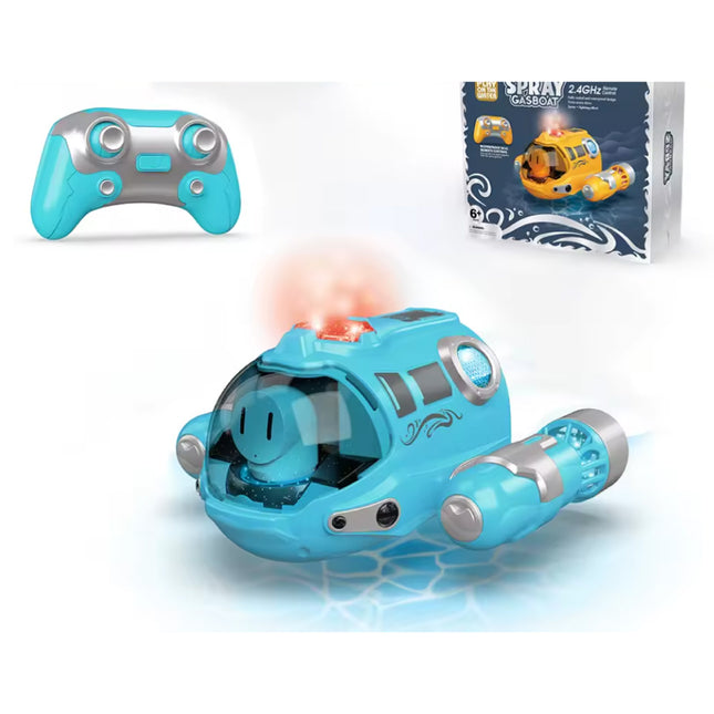 RC Duikboot met Afstandsbediening - Zwembad Speelgoed Boot Waterdicht - Blauw