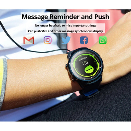 S10 Smartwatch Fitness Sport Activity Tracker Smartphone Horloge iOS Android iPhone Samsung Huawei Bruin Leer