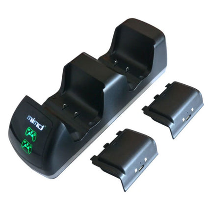 Oplaadstation voor Xbox One X/S Charging Dock Station voor Controller - Dual Laadstation met 2x Herlaadbare Batterij