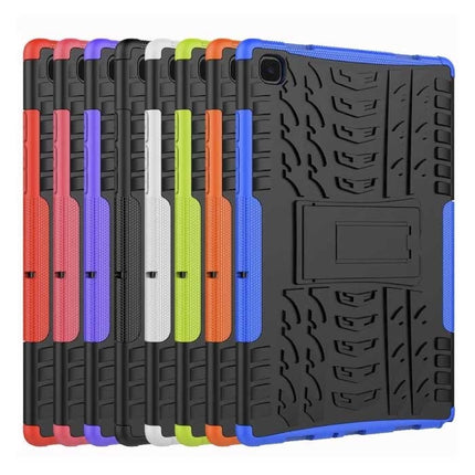 Samsung Galaxy Tab A7 (10.4") Shockproof Cover met Kickstand - Multifunctioneel Hoesje Case Roze