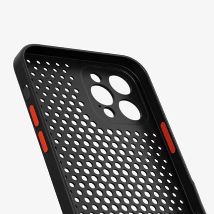 iPhone 11 Pro Max - Ultra Slank Hoesje Warmteafvoer Cover Case Blauw