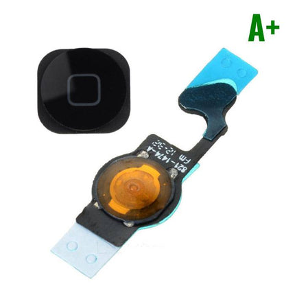 Voor Apple iPhone 5 - A+ Home Button Assembly met Flex Cable Zwart