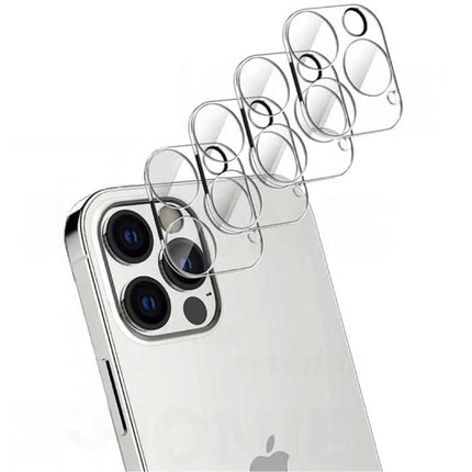 4-Pack iPhone 11 Tempered Glass Camera Lens Cover - Shockproof Case Bescherming