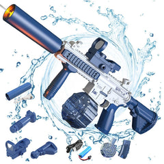 Elektrisch Waterpistool met Reservoir - M4 Model Water Speelgoed Pistool Geweer Blauw