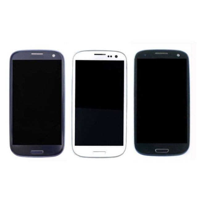 Samsung Galaxy S3 I9300 Scherm (Touchscreen + AMOLED + Onderdelen) A+ Kwaliteit - Blauw/Zwart/Wit