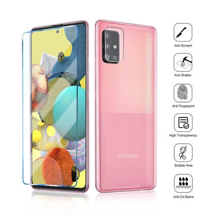 Samsung Galaxy A13 (4G) - 6 in 1 Bescherming - 3x Screen Protector Tempered Glass + 3x Camera Protector