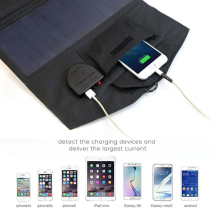 Draagbaar Flexibel Zonnepaneel - Zonne-energie Oplader Zon 18V/21W