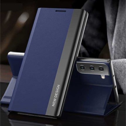 Xiaomi Redmi K40 Magnetische Flip Case - Luxe Hoesje Cover Blauw