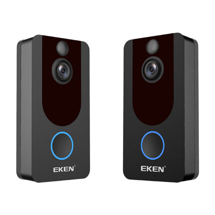 Y7 Deurbel met Camera en WiFi - Intercom Draadloze Smart Home Security Alarm IR Night Vision