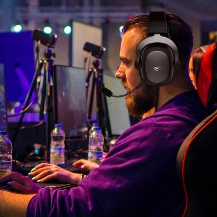 Draadloze Gaming Koptelefoon met Omnidirectionele Mic - Voor PS4/PS5 - Headset Headphones met Microfoon Zwart
