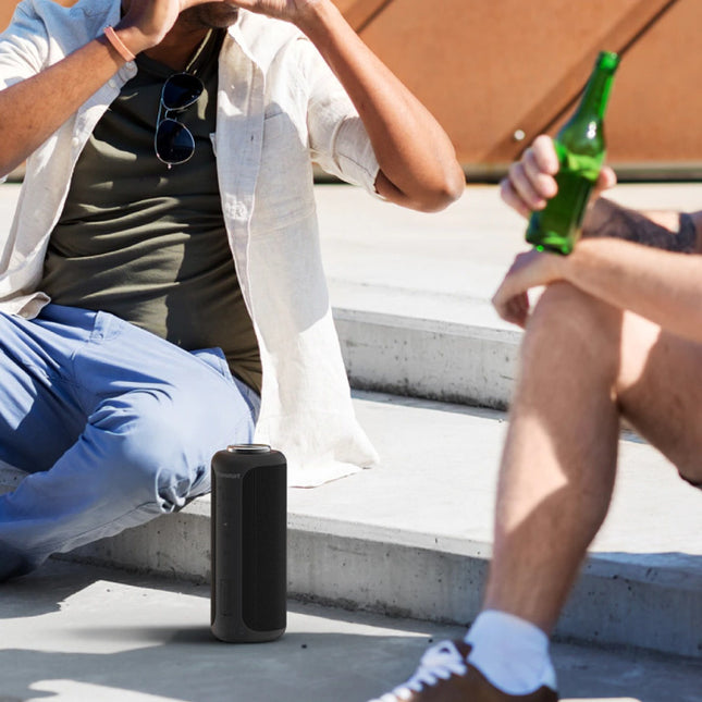 T6 Plus Bluetooth 5.0 Soundbox met Opbergtas - Draadloze Luidspreker Externe Wireless Speaker Zwart