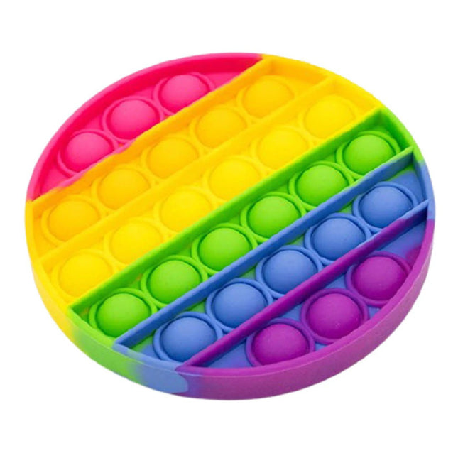 Pop It - Fidget Anti Stress Speelgoed Bubble Toy Siliconen Regenboog