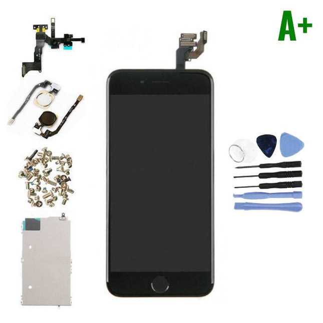 iPhone 6 4.7" Voorgemonteerd Scherm (Touchscreen + LCD + Onderdelen) A+ Kwaliteit - Zwart + Gereedschap