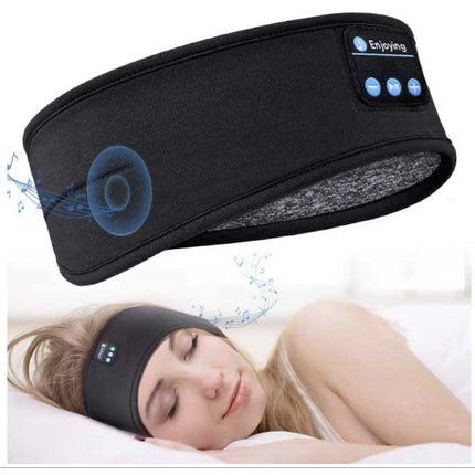 Bluetooth Slaapmasker met Speakers - Draadloze Slaap Koptelefoon Sport Hoofdband Grijs