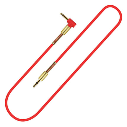 3.5mm AUX Kabel Verguld - Audio Jack - 1.8 Meter - Rood