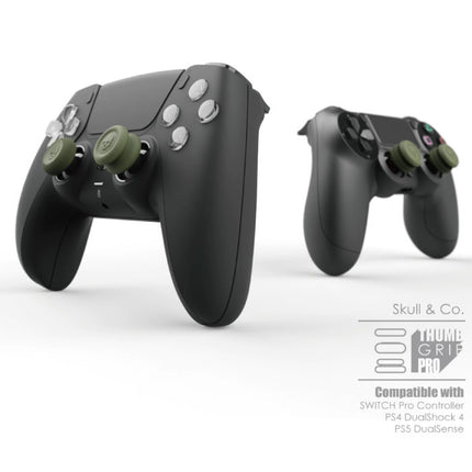 6 Thumb Grips voor PlayStation 4 en 5 - Antislip Controller Caps PS4/PS5 - Groen en Roze