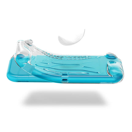 Beschermhoes voor Nintendo Switch Lite - Transparant Antislip TPU Hoesje Case Cover  Anti-fingerprint Controller