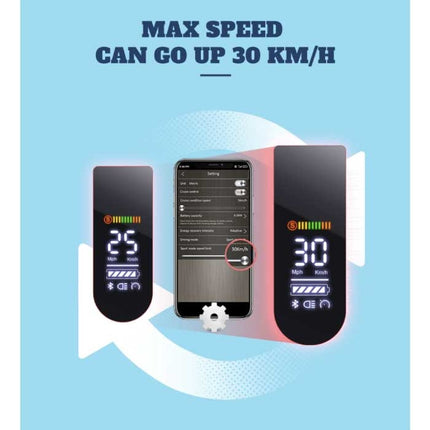 I9 Vouwbare Elektrische Scooter - Off-Road Smart E Step met App - 350W - 30 km/u - 8.5 inch Wielen - Zwart