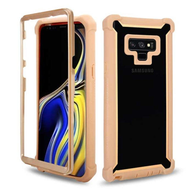 Samsung Galaxy Note 8 Bumper Hoesje 360° Bescherming - Full Body Cover Armor Goud