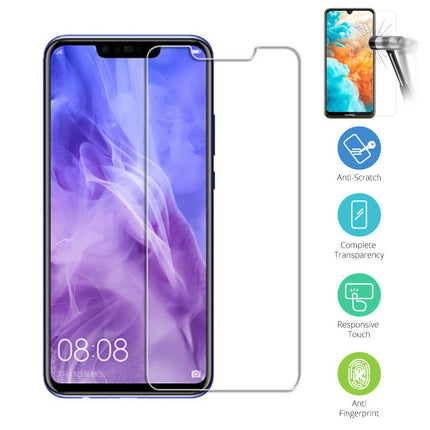 Huawei Mate 20 X Transparant TPU Hoesje + Screen Protector Tempered Glass