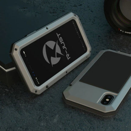 iPhone 5S 360°  Full Body Case Tank Hoesje + Screenprotector - Shockproof Cover Zilver