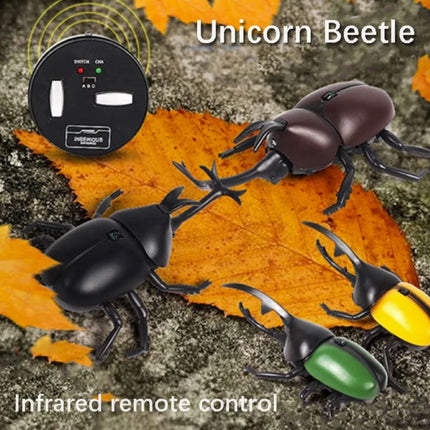 Robot Kever met IR Afstandsbediening - RC Speelgoed Bestuurbaar Insect Bruin
