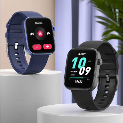 P71 Smartwatch - Siliconen Bandje - Fitness Sport Activity Tracker Horloge Zwart