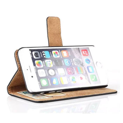 iPhone 8 - Wallet Flip Case Cover Cas Hoesje Portefeuille Zwart
