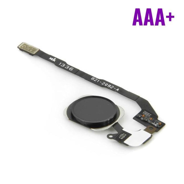 Voor Apple iPhone 5C - AAA+ Home Button Assembly met Flex Cable Zwart