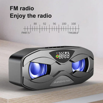Draadloze Luidspreker - FM Radio Wekker Bluetooth 5.0 Soundbar - Roze
