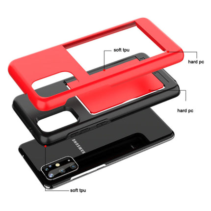 Samsung Galaxy Note 10 - Wallet Card Slot Cover Case Hoesje Business Zwart
