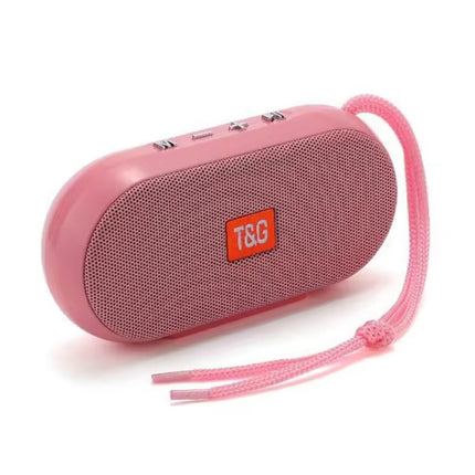 TG179 Draadloze Luidspreker - 1200mAh Batterij - Bluetooth HiFi Subwoofer - Roze