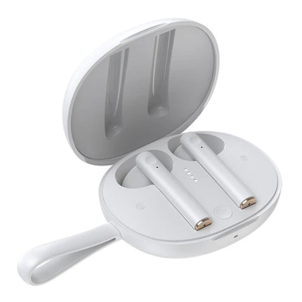 W05 Draadloze Oortjes - Qi Draadloos Opladen - True Touch Control TWS Bluetooth 5.0 Earphones Earbuds Oortelefoon Wit