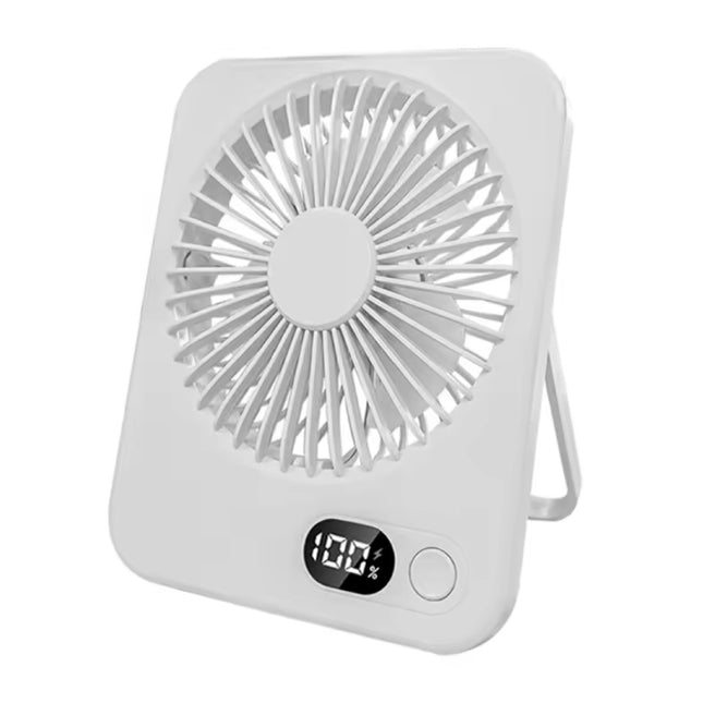 F10 Mini Ventilator - 5 Standen - Draagbare Fan USB Oplaadbaar - Wit