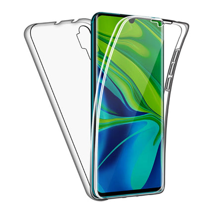 Xiaomi Redmi Note 10 Full Body 360° Hoesje - Volledige Bescherming Transparant TPU Silicone Case + PET Screenprotector